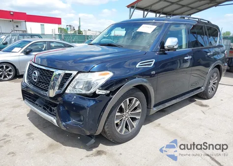2017 Nissan Armada Sl из США, поврежденный, VIN JN8AY2NC9H9501668